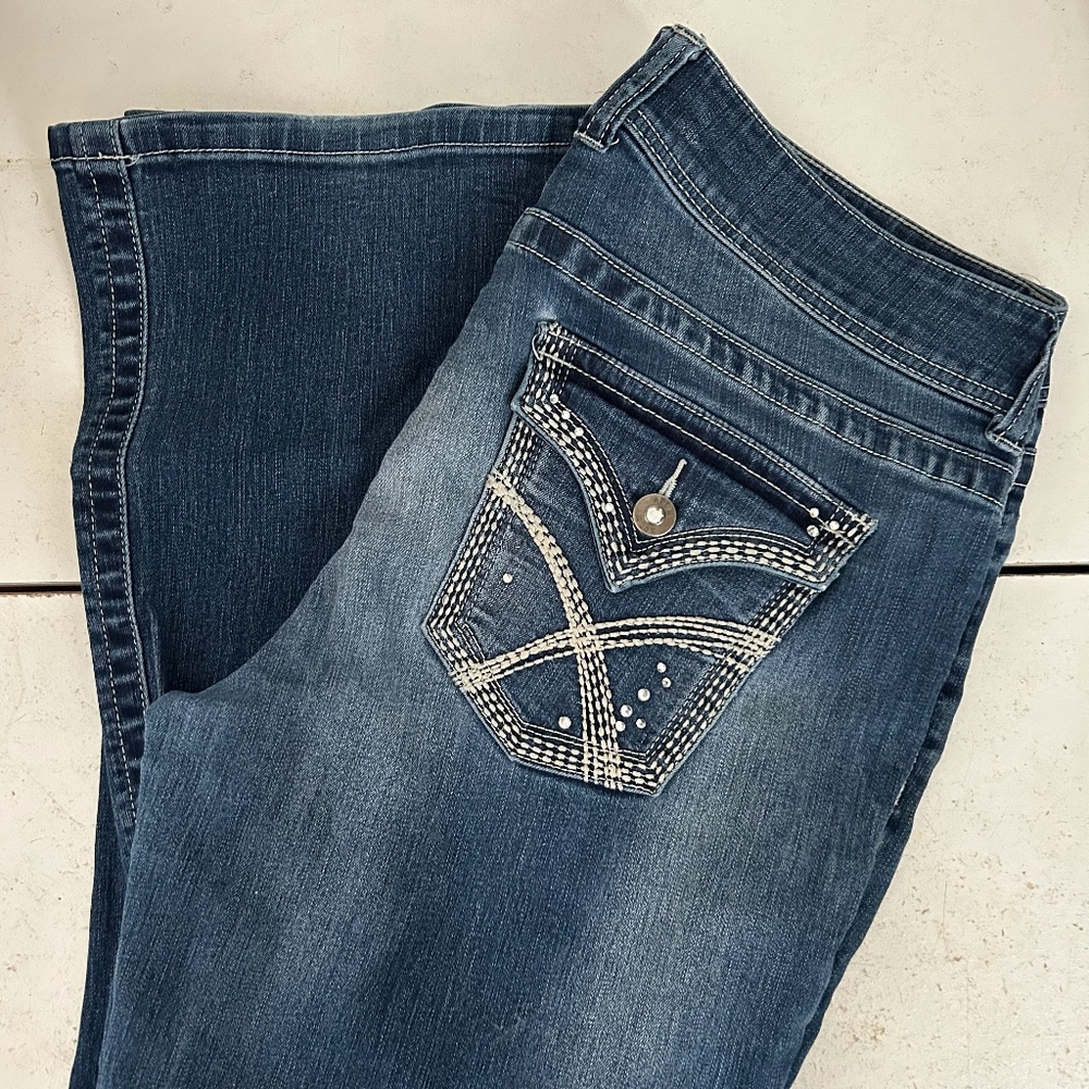 ❄️ Bootcut jeans No Rips Blue Size 10